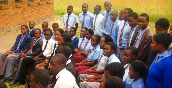 Some of the Lower Six students 2011