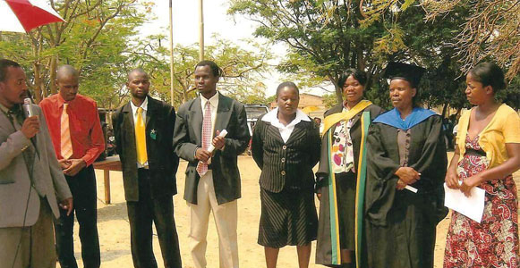 Maths Department during the Prize Giving Event